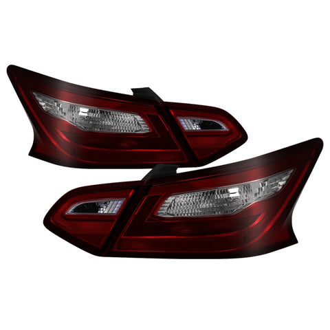 xTune 16-18 Nissan Altima 4DR OEM Tail Light - Red Smoke (ALT-JH-NA16-4D-RSM) - 9943041