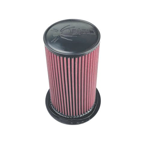 Injen 8-Layer Oiled Cotton Gauze Air Filter 4.0in ID/ 7.0in Base / 8.80in Height / 5in Top - X-1108-BR