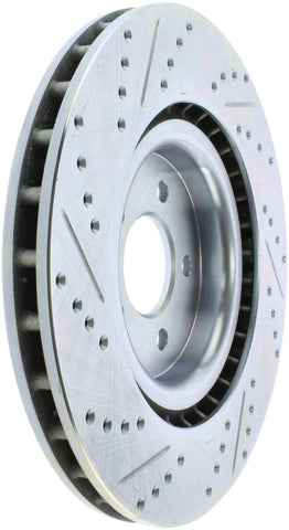 StopTech Select Sport 07-10 Ford Shelby Slotted and Drilled Left Rotor - 227.61089L