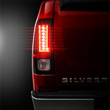 Spyder 07-13 Chevy Silverado (Exc 2010 Model) Verison 2 LED Tail Lights ALT-YD-CS07V2-LED-BSM - 5082626