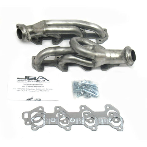 JBA 04-07 Dodge Dakota 4.7L PowerTech 1-1/2in Primary Raw 409SS Cat4Ward Header - 1949S-2