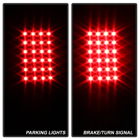 Xtune Dodge Ram 1500 94-01 / Ram 2500/3500 94-02 LED Tail Lights Black ALT-ON-DRAM94-LED-BK - 5012777