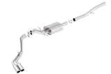 Borla 14 Silv/Sierra 1500 EC Std/CC Short 143.5in WB S-Type Dual Rolled Side Exit Cat-Back Exhaust - 140576