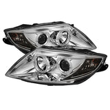 Spyder BMW Z4 03-08 Projector Headlights Halogen Model Only - LED Halo Chrome PRO-YD-BMWZ403-HL-C - 5029089