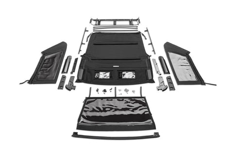 Rampage 2021-2023 Ford Bronco Frameless Trail Top 2-Door - Black - 139235