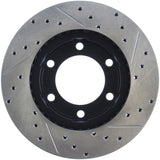 StopTech Slotted & Drilled Sport Brake Rotor - 127.68000R