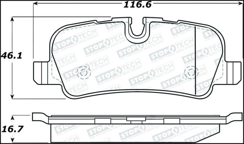 StopTech Street Brake Pads - 308.10991