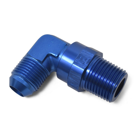 Russell Performance -8 AN 90 Degree Male to Male 1/4in Swivel NPT Fitting - 614108