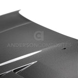 Anderson Composites 2015+ Ford Focus RS Type-SA Carbon Fiber Hood - AC-HD16FDFO-SA