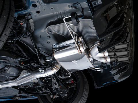 AWE Tuning 2023 Honda Civic Type R FL5 Touring Edition Exhaust w/ Triple Diamond Black Tips - 3015-53287