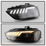 Spyder 13-16 Audi A4/S4 Halogen Model Only Projector Headlights - Black PRO-YD-AA413HALSI-BK - 5088321