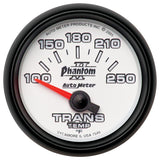 Autometer Phantom II 52.4mm Shortl Sweep Electronic 100-350 Def F Transmission Temperature Gauge - 7549