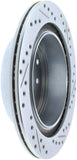 StopTech Select Sport Nissan Slotted and Drilled Right Rear Rotor - 227.42077R