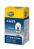 Hella Bulb 3625 6V 25/25W Px15D T6 - A3625