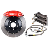 StopTech BBK 93-95 Mazda RX-7 Front 4 Piston 332x32 Red Calipers Slotted Rotors - 83.546.4600.71