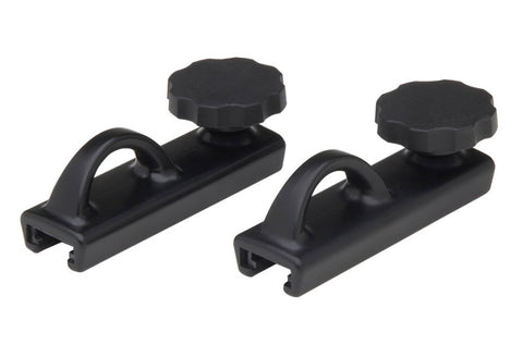 Thule TracRac Base Rail Tiedowns (TracRac SR & Utility Rack Only) 2 Pack - Black - 25100