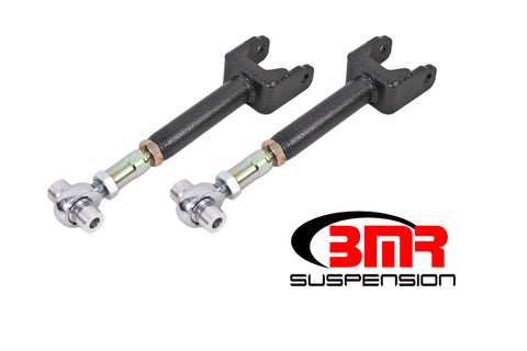 BMR 64-67 A-Body Upper Control Arms On-Car Adj. Rod Ends - Black Hammertone - UTCA044H