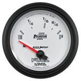 Autometer Phantom II 2-5/8in / 73 Ohms Empty - 10 Ohms Full Electrical Fuel Level Gauge - 7815