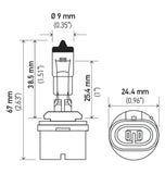 Hella Bulb 893 12V 37.5W PG13 T3.25 - 893