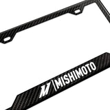 Mishimoto Carbon Fiber License Plate Frame - Gloss - MMPROMO-FRAME-CF-G