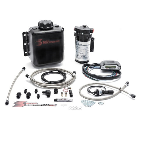 Snow Performance Stg 3 Boost Cooler DI 2D MAP Prog. Water Injection Kit (SS Braided Line & 4AN) - SNO-320-BRD