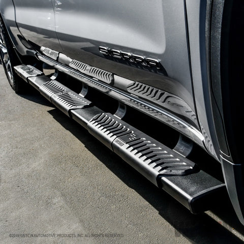 Westin 2019 Chevrolet Silverado/Sierra 1500 Crew Cab (6.5ft) R5 Modular Nerf Step Bars - Black - 28-534695