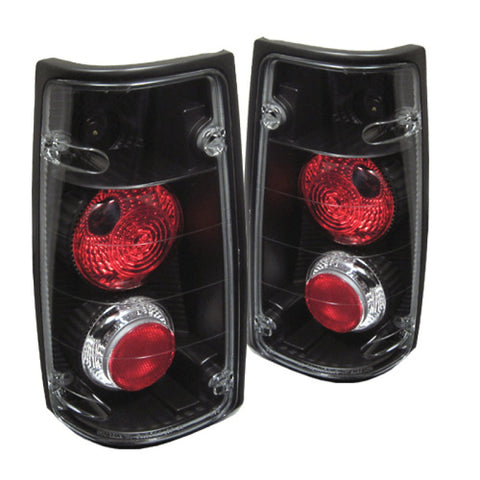 Spyder Isuzu Rodeo 91-97/Isuzu Amigo 89-94 Euro Style Tail Lights Black ALT-YD-IR91-BK - 5005472