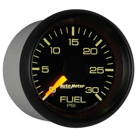 Autometer Factory Match Chevy 2-1/16in FSE 0-30 PSI Fuel Pressure Gauge - 8360