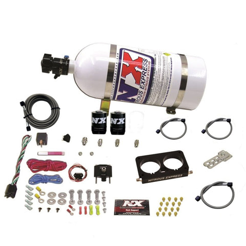 Nitrous Express 96-04 Ford Mustang Cobra 4 Valve (Stock TB) Nitrous Kit (50-300HP) w/10lb Bottle - 20950D-10