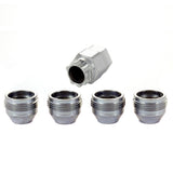 McGard Wheel Lock Nut Set - 4pk. (Under Hub Cap / Cone Seat) M12X1.5 / 19mm & 21mm Hex / .775in. L - 24012