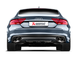 Akrapovic 13-17 Audi S6 Avant/Limousine (C7) Evolution Line Cat Back (Titanium) w/ Carbon Tips - S-AU/TI/6H