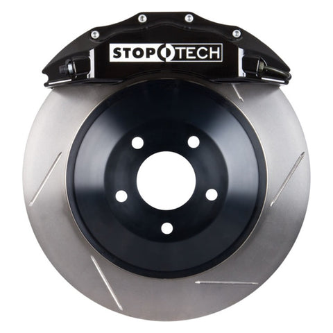 StopTech Chrysler 300C Front Touring 1-Piece BBK w/ Black ST-60 Calipers Slotted Rotor - 82.243.6100.51