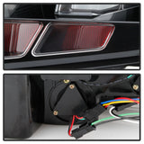 Spyder 10-12 Ford Mustang - Light Bar Seq. Turn Signal LED Tail Lights - Black - ALT-YD-FM10-LED-BK - 5085108