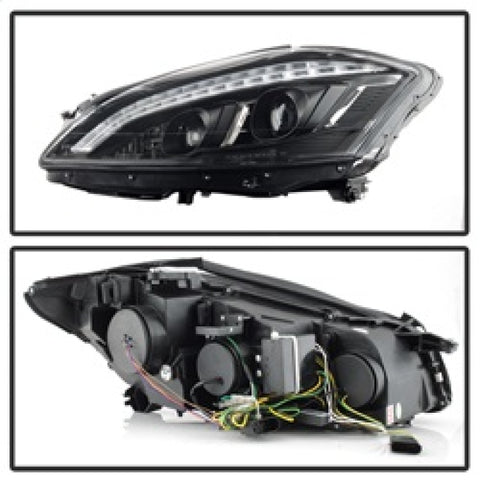 Spyder Mercedes W221 S Class 07-09 Headlights - HID Model Only - Black PRO-YD-MBW22107-HID-DRL-BK - 5083890