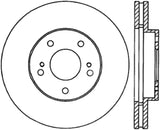 StopTech Power Slot 6/89-96 Nissan 300ZX Slotted & Drilled Left Front Rotor - 127.42050L