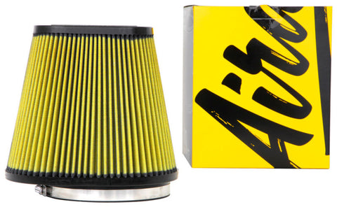 Airaid Universal Air Filter - Cone 6in F x 9x7-1/2in B x 6-3/8x3-7/8in T x 8in H - Synthaflow - 724-243