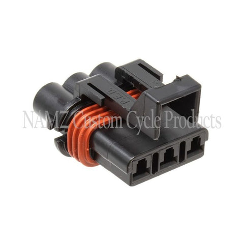 NAMZ Delphi-Packard Weatherpack 3-Position Female Wire Connector w/Seals - NDP-38065