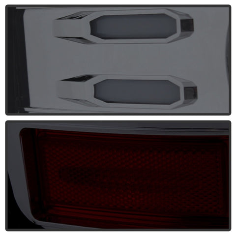 Spyder Chevy Silverado 2016-2017 Light Bar LED Tail Lights - Smoke ALT-YD-CS16-LED-SM - 5083760