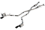 Borla 2021+ Dodge Durango SRT Hellcat 6.2L V8 AWD S-Type Cat-Back Exhaust System - Black Chrome Tips - 140885BC