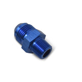 Russell Performance -8 AN to 1/2in NPT Straight Flare to Pipe (Blue) - 660490