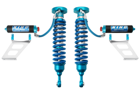 King Shocks 2007+ Toyota Tundra 2.5 Dia Front Coilover w/Remote Reservoir w/Adjuster (Pair) - 25001-143A