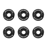 Mishimoto Large Fender Washer Kit (6pcs) - Black - MMFW-LG-6BK