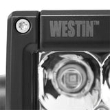 Westin Performance2X LED Light Bar Low Profile Double Row 10 inch Flood w/3W Osram - Black - 09-12230-20F