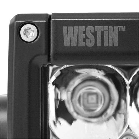 Westin Performance2X LED Light Bar Low Profile Double Row 10 inch Flood w/3W Osram - Black - 09-12230-20F