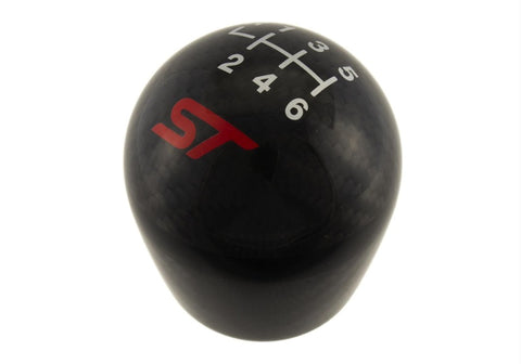 Ford Racing Focus ST Black Carbon Fiber Shift Knob 6 Speed - M-7213-FSTCF