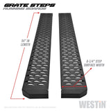 Westin Grate Steps Running Boards 54 in - Textured Black - 27-74705