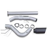 Banks Power 17-19 Ford 6.7L F250-350-450 4in Monster Exhaust System - Single Exit w/ Black Tip - 49794-B