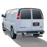 Westin Ford Transit Van 150/250/350 (Single 54in. Pass Door) Grate Steps Running Boards - Tex. Blk - 27-81015