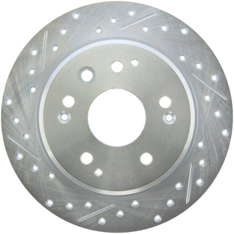 StopTech Select Sport 04-08 Acura TL Drilled & Slotted Rear Passenger Side Sport Brake Rotor - 227.40061R