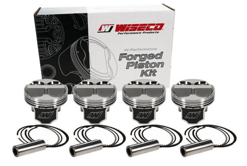 Wiseco Acura 4v Domed +8cc STRUTTED 86.0MM Piston Kit - K573M86AP